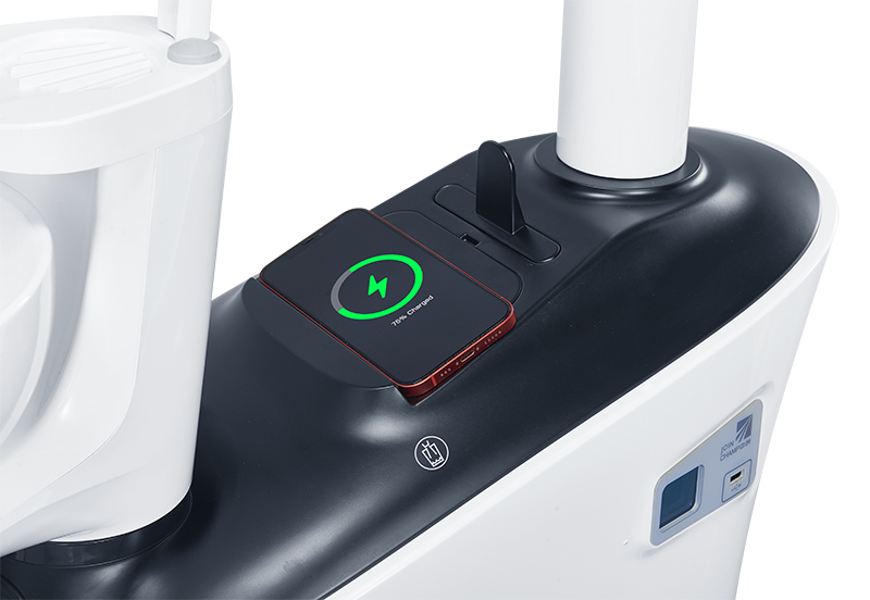 Carga inalámbrica/con cable